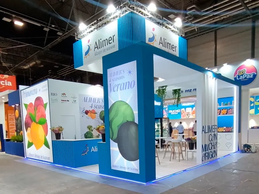 Stand Alimer en Fruit Attraction Madrid — diseño Expecto