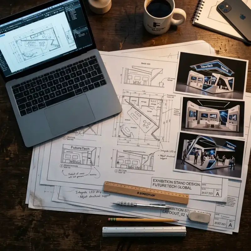 Presupuesto para stand de feria