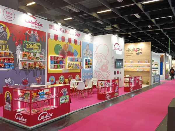 Caramelos Cerdán stand at ISM, Cologne