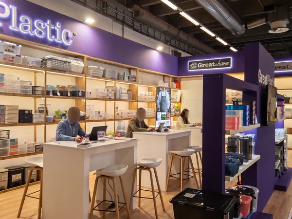 Great Plastic stand at Ambiente, Frankfurt