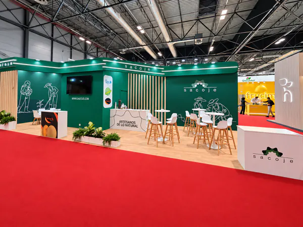 Sacoje exhibition stand at Fruit Attraction 2026, IFEMA Madrid